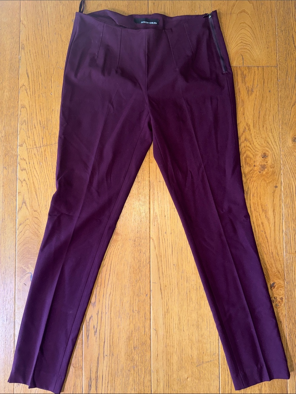 Amanda & Chelsea Plum Skinny Ponte Pants